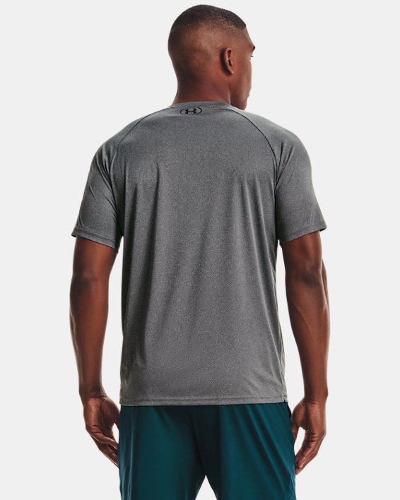 Men's UA Velocity Short Sleeve, Gray, pdpMainDesktop image number 1